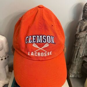 Clemson Lacrosse Orange Richardson adjustable Cap.